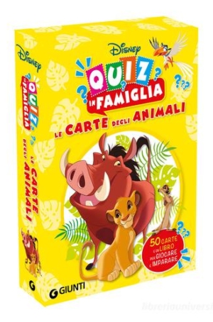 LE CARTE DEGLI ANIMALI. QUIZ IN FAMIGLIA