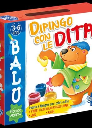 DIPINGO CON LE DITA. BALÙ PICCOLO ARTISTA