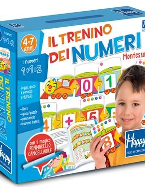 IL TRENINO DEI NUMERI MONTESSORI