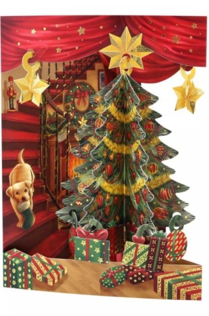 BIGLIETTO DI AUGURI NATALIZIO 3D POP UP