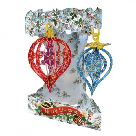 BIGLIETTO DI AUGURI NATALIZIO 3D POP UP