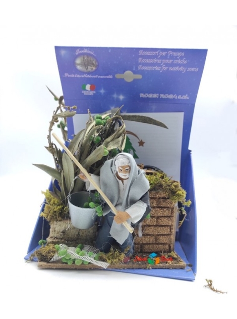 SCENARIO PRESEPE RACCOGLITORE DI OLIVE