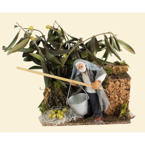 SCENARIO PRESEPE RACCOGLITORE DI OLIVE