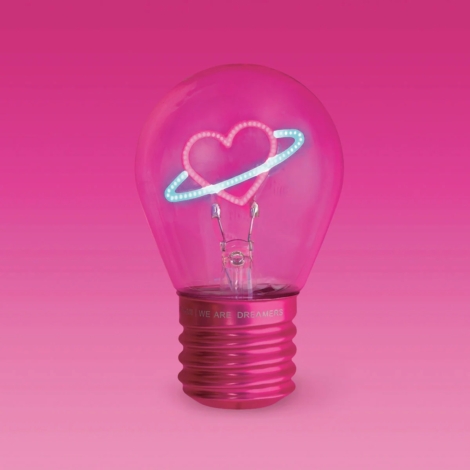LAMPADA DA TAVOLO LEGAMI A FORMA DI LAMPADINA - BULB FICTION