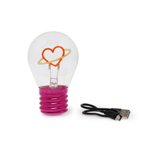 LAMPADA DA TAVOLO LEGAMI A FORMA DI LAMPADINA - BULB FICTION