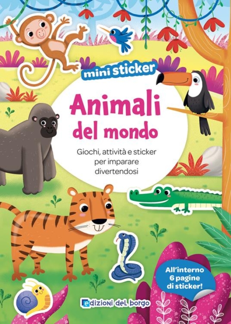 ANIMALI DEL MONDO - MINI STICKER