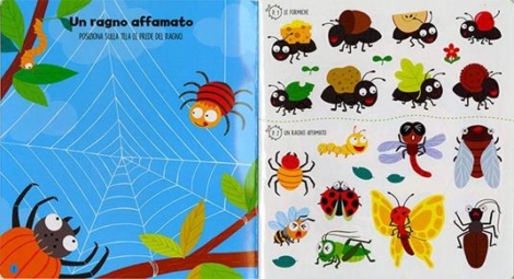 INSETTI - GIOCA, COLORA E IMPARA CON GLI STICKERS
