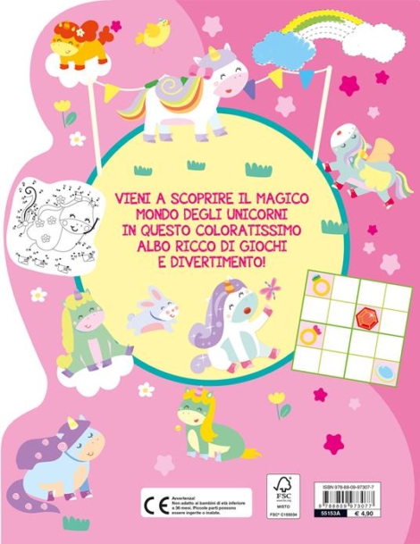 UNICORNI GIOCA E COLORA