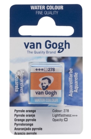 ACQUERELLO  VAN GOGH IN PASTIGLIA  278 - ARANCIO PYRROLE