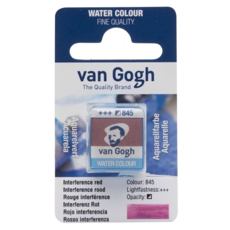 ACQUERELLO  VAN GOGH IN PASTIGLIA  845 - ROSSO INTERFERENZA