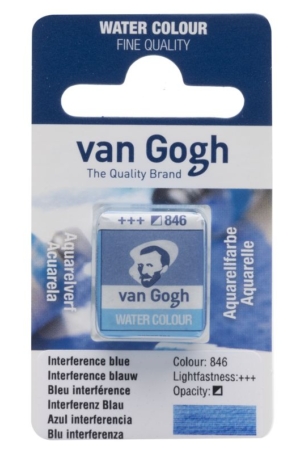 ACQUERELLO  VAN GOGH IN PASTIGLIA  846 - BLU INTERFERENZA