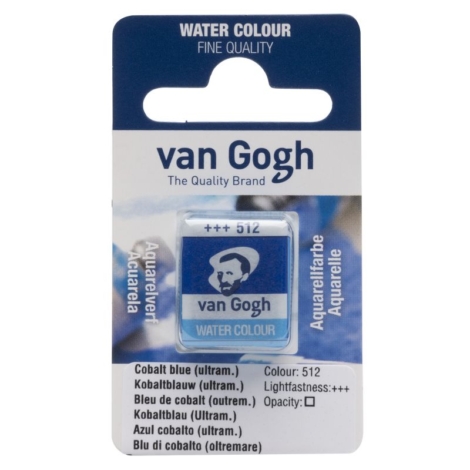 ACQUERELLO VAN GOGH IN PASTIGLIA  512 - BLU DI COBALTO (OLTREMARE)