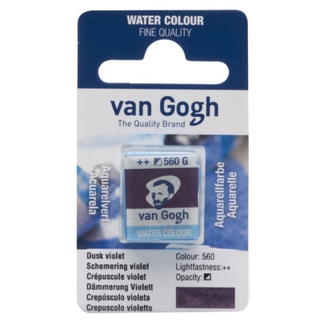 ACQUERELLO  VAN GOGH IN PASTIGLIA  560 - CREPUSCOLO VIOLETTO