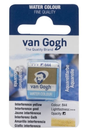 ACQUERELLO  VAN GOGH IN PASTIGLIA  844 - GIALLO INTERFERENZA