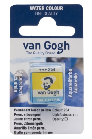 ACQUERELLO  VAN GOGH IN PASTIGLIA  254 - GIALLO PERMANENTE LIMONE