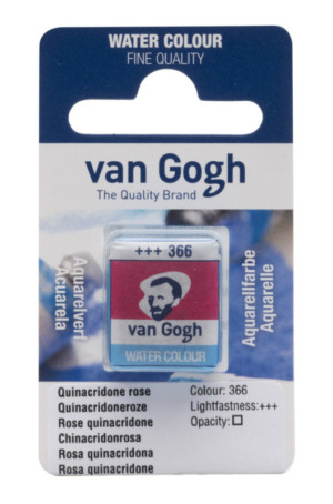 ACQUERELLO  VAN GOGH IN PASTIGLIA 366P - ROSA QUINACRIDONE