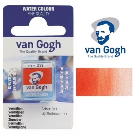 ACQUERELLO  VAN GOGH IN PASTIGLIA  311 - VERMIGLIONE