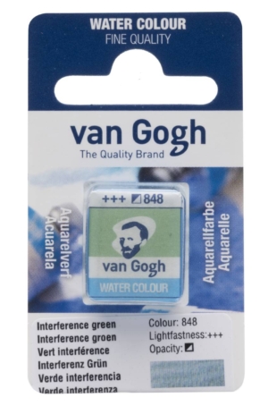 ACQUERELLO  VAN GOGH IN PASTIGLIA  848 - VERDE INTERFERENZA