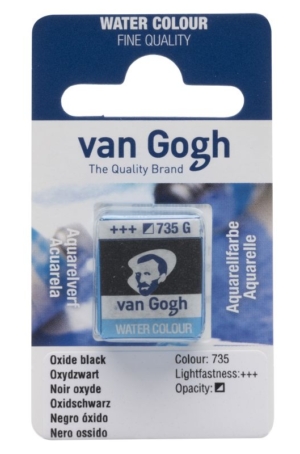 ACQUERELLO  VAN GOGH IN PASTIGLIA  735 - NERO OSSIDO