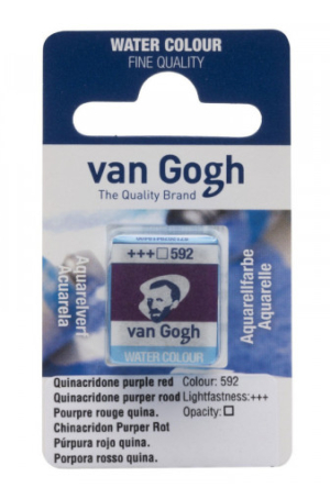 ACQUERELLO  VAN GOGH IN PASTIGLIA  592 - PORPORA ROSSO QUINA