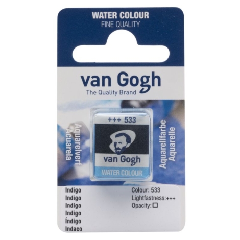 ACQUERELLO  VAN GOGH IN PASTIGLIA  533 - INDACO