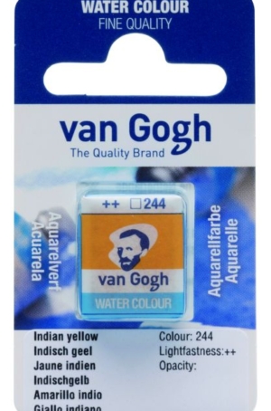 ACQUERELLO  VAN GOGH IN PASTIGLIA  244 - GIALLO INDIANO