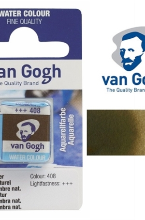 ACQUERELLO  VAN GOGH IN PASTIGLIA  408 - TERRE D'OMBRA NATURALE