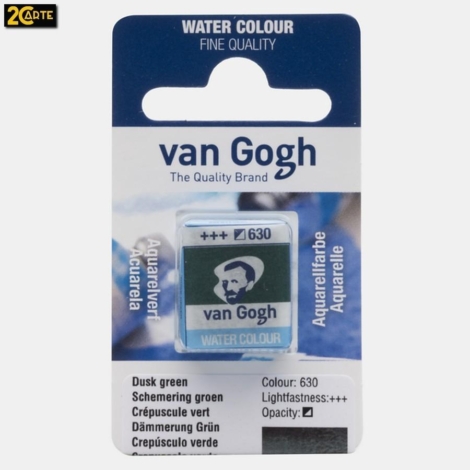 ACQUERELLO  VAN GOGH IN PASTIGLIA  630 - CREPUSCOLO VERDE