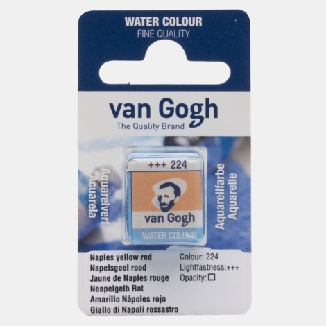 ACQUERELLO  VAN GOGH IN PASTIGLIA  224 - GIALLO DI NAPOLI ROSSASTRO