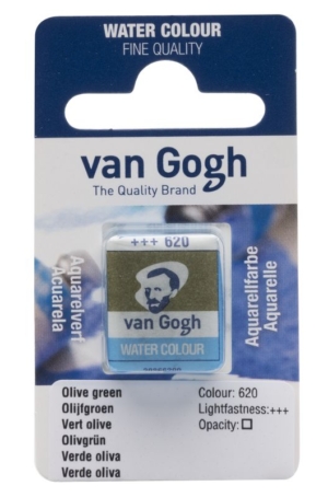 ACQUERELLO  VAN GOGH IN PASTIGLIA  620 - VERDE OLIVA