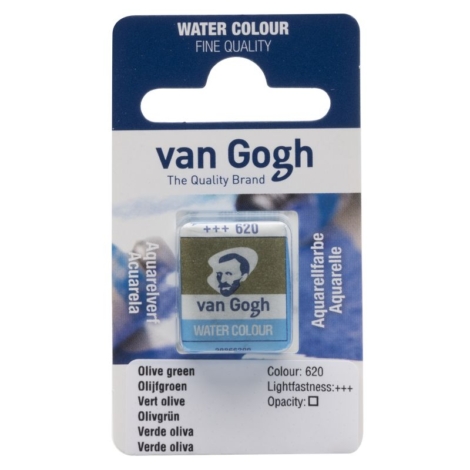 ACQUERELLO  VAN GOGH IN PASTIGLIA  620 - VERDE OLIVA