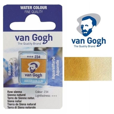 ACQUERELLO  VAN GOGH IN PASTIGLIA  234 - TERRA DI SIENA NATURALE