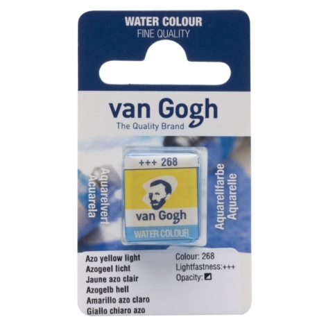 ACQUERELLO  VAN GOGH IN PASTIGLIA  268 - GIALLO  CHIARO AZO
