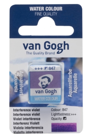 ACQUERELLO  VAN GOGH IN PASTIGLIA  847 - VIOLETTO INTERFERENZA