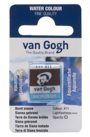 ACQUERELLO  VAN GOGH IN PASTIGLIA  411 - TERRA DI SIENA BRUCIATA
