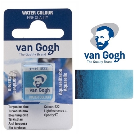 ACQUERELLO  VAN GOGH IN PASTIGLIA  522 - BLU TURCHESE