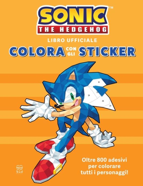 SONIC - COLORA CON GLI STICKER
