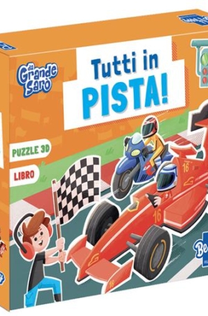 TUTTI IN PISTA - PUZZLE3D, LIBRO