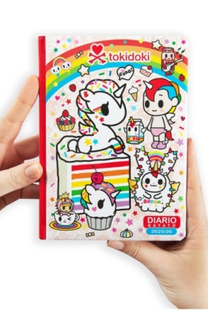 DIARIO DATATO TOKIDOKI ROSSO 2025/26
