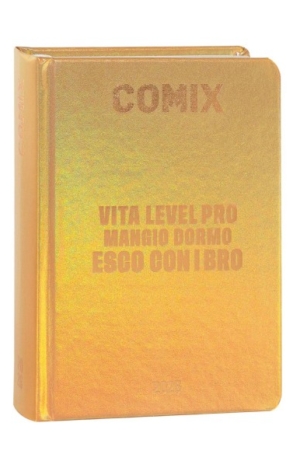 DIARIO DATATO MINI COMIX ORO 2025/26