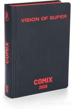 DIARIO DATATO COMIX LIMITED EDITION ROSSO 2025/26