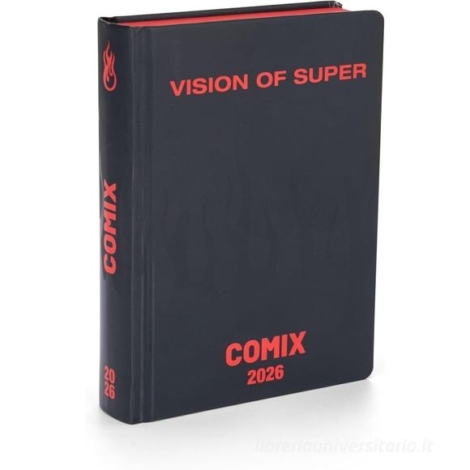 DIARIO DATATO COMIX LIMITED EDITION ROSSO 2025/26