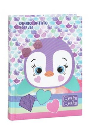DIARIO DATATO MOFU MOFU PINGUINO 2025/26