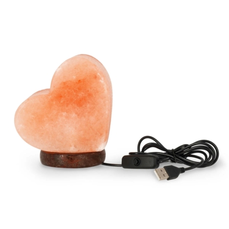 LAMPADA DI SALE DELL'HIMALAYA - HIMALAYAN SALT LAMP - HEART