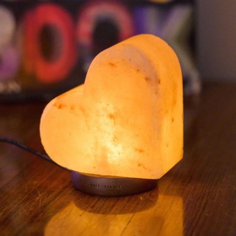 LAMPADA DI SALE DELL'HIMALAYA - HIMALAYAN SALT LAMP - HEART