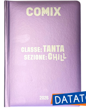 DIARIO DATATO STANDARD COMIX WAVE LILLA