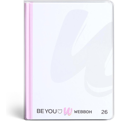 DIARIO DATATO BE YOU WEBBOH 2025/26 BIANCO