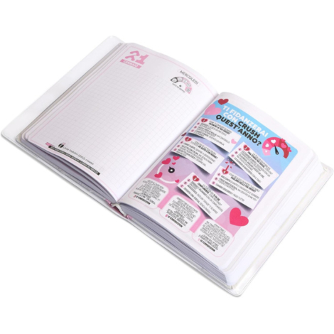 DIARIO DATATO BE YOU WEBBOH 2025/26 BIANCO