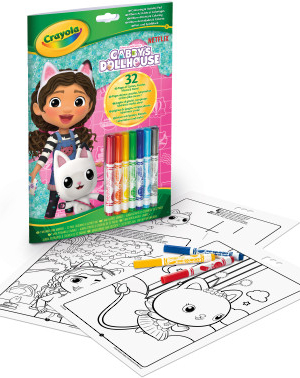 ALBUM ATTIVITA' PIU COLORI GABBY'S DOLLHOUSE