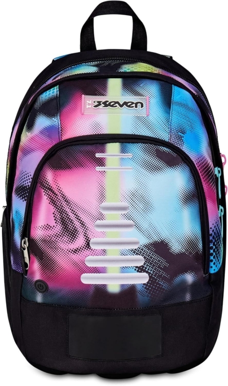ZAINO DUAL SEVEN WRITE DOWN - FUCSIA/BLU